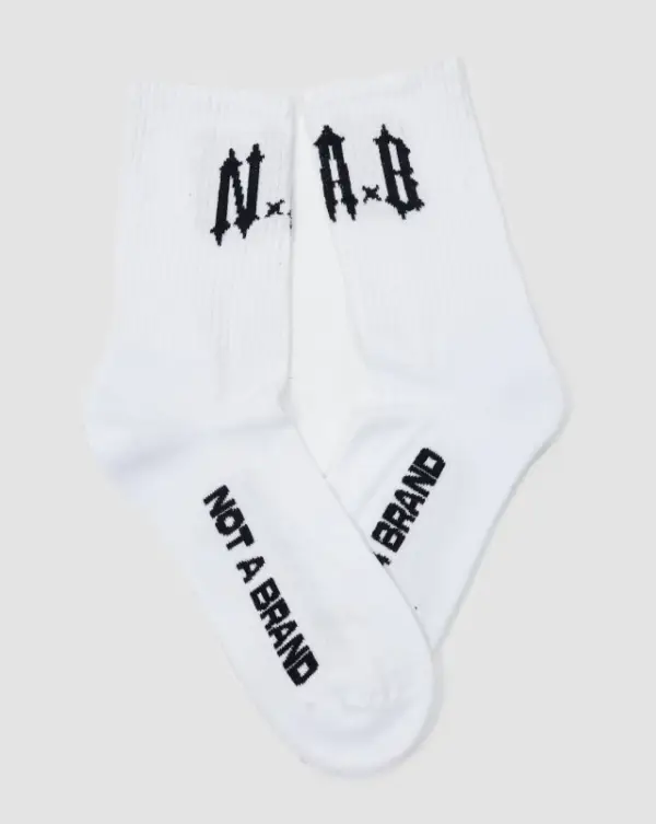 KING OF THE KONGO SOCKS ACTIVE WHITE - Image 4