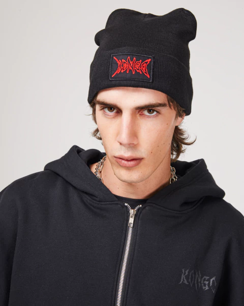 KING OF THE KONGO BEANIE DARKSIDE RED
