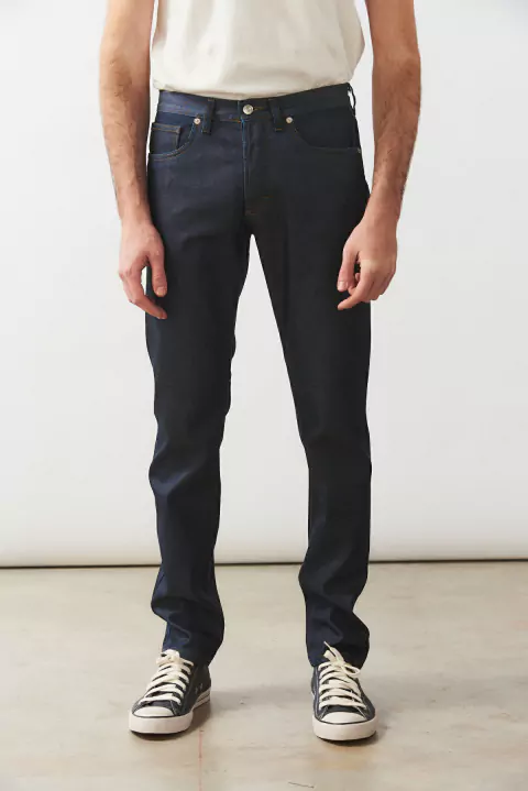 BENSIMON PANTALÓN STANDARD LEATHER BLUE