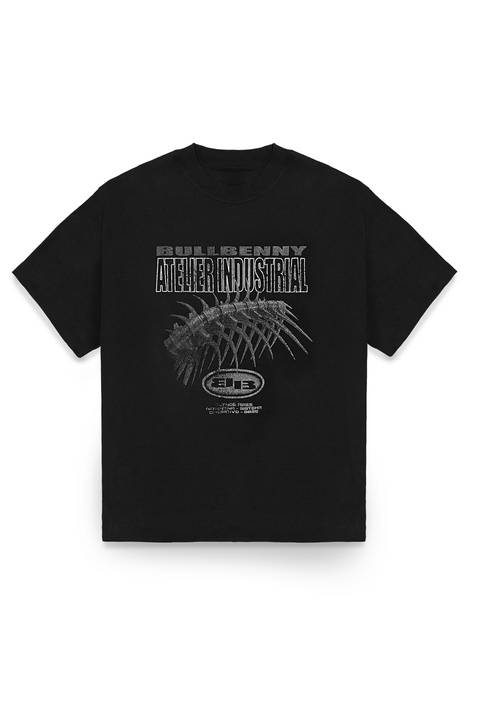 BULLBENNY REMERA [ VERTEBRAL ] NEGRO