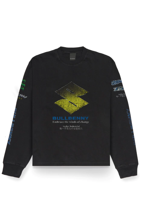 BULLBENNY REMERA [ NAGANO ] NEGRO