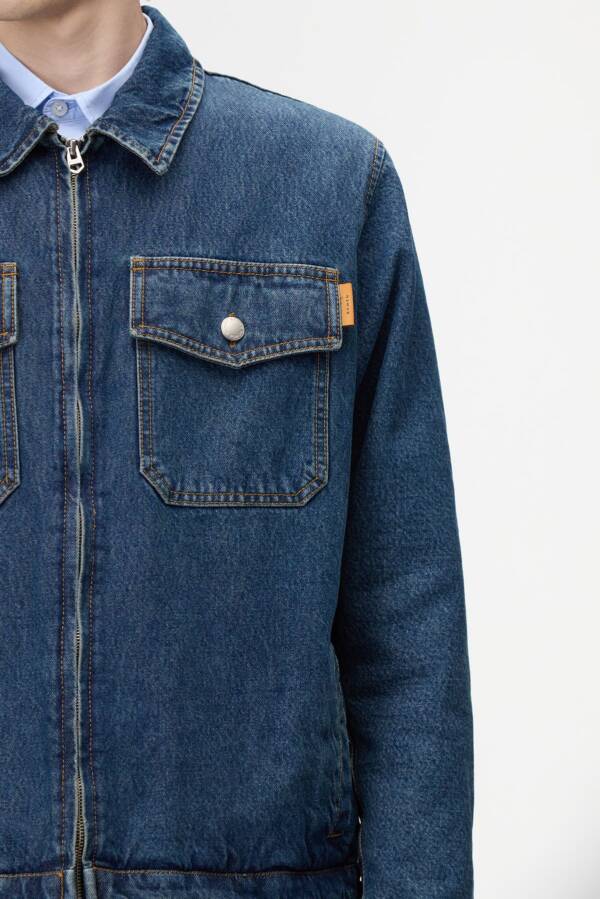 BOWEN ZIP DENIM JACKET