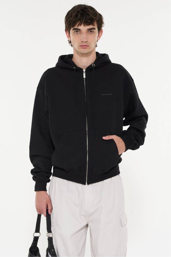 AY NOT DEAD HOODIE ZIPPER BOXY