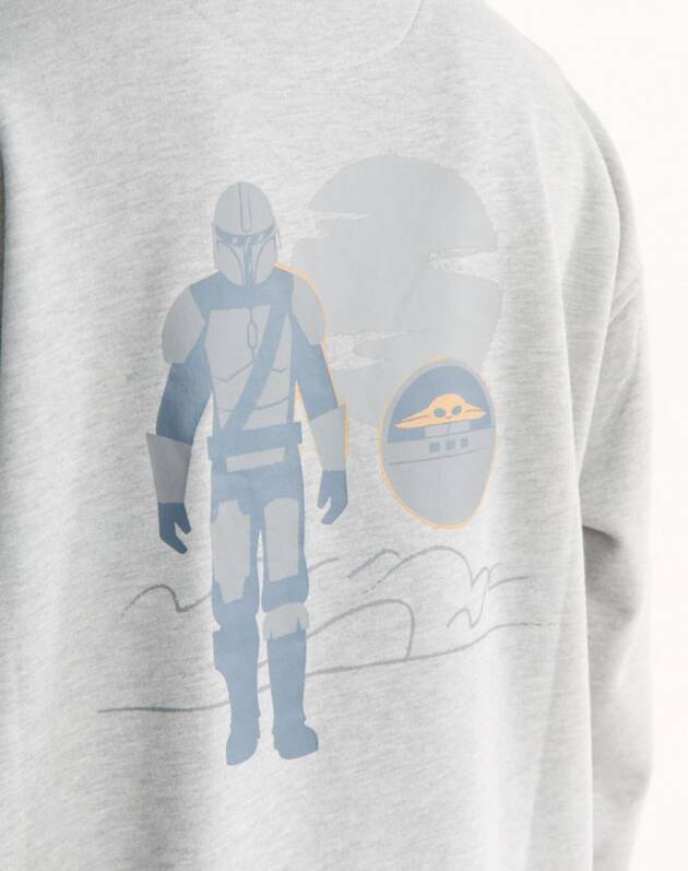 EQUUS HOODIE ESTAMPADO RÚSTICO 100% ALGODÓN STAR WARS
