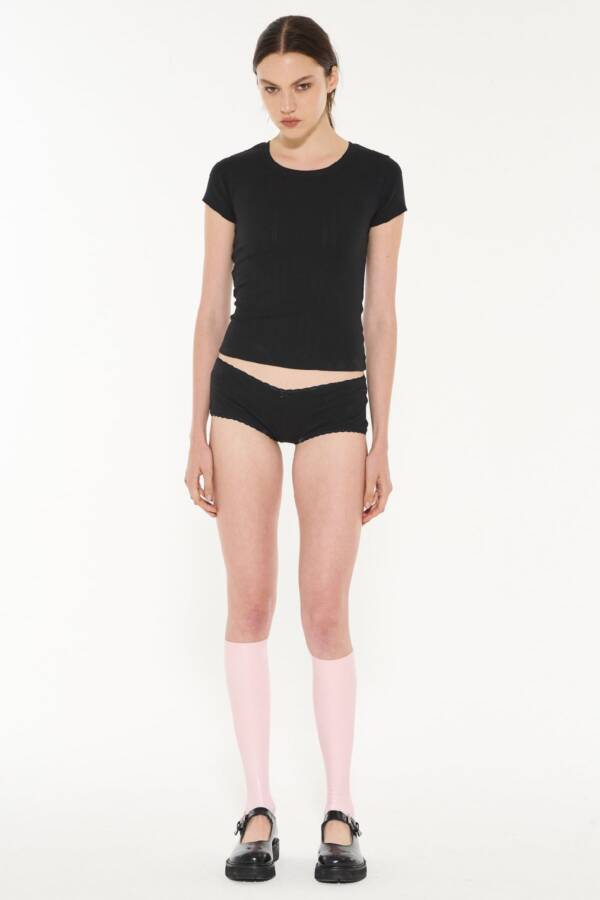 AY NOT DEAD REMERA ROSE
