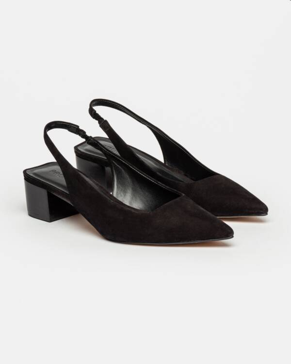 PRÜNE STILETTO MARGA EN CUERO NOBUK - Image 2