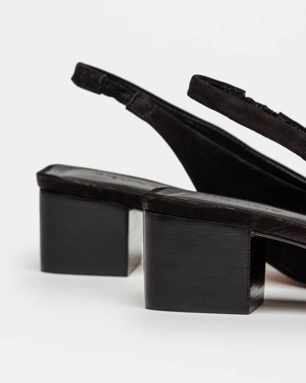 PRÜNE STILETTO MARGA EN CUERO NOBUK - Image 3