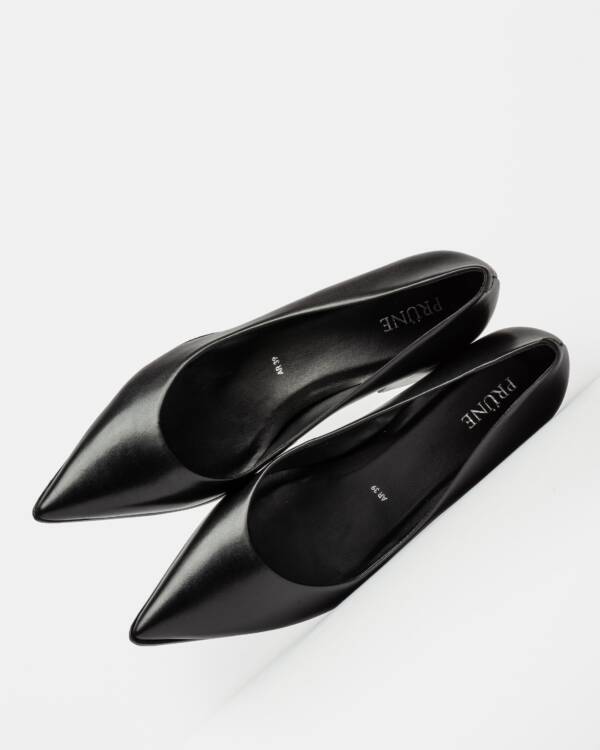 PRÜNE STILETTO EVA EN CUERO LISO - Image 3