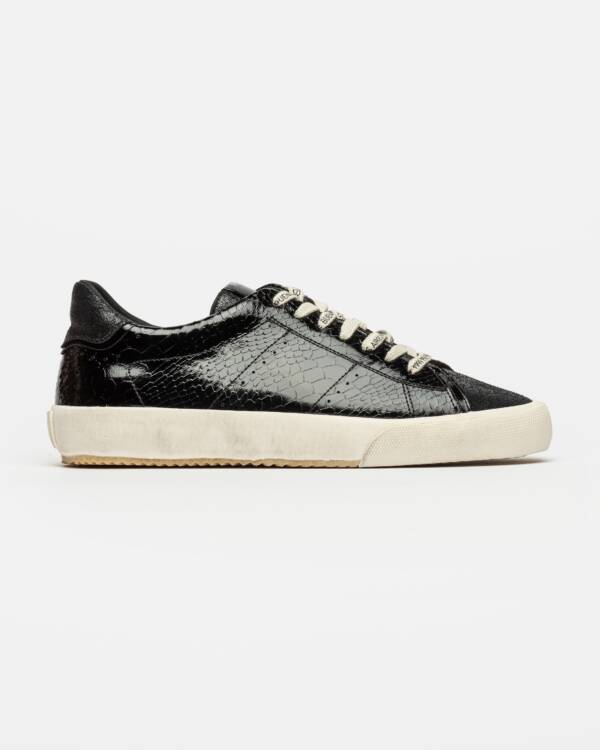 PRÜNE SNEAKER FAITH EN CUERO SNAKE PRINT