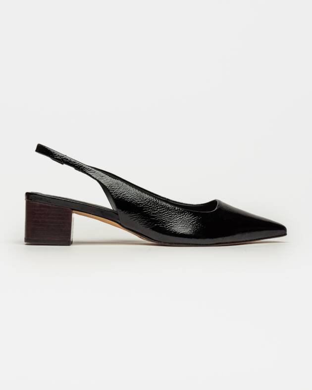 PRÜNE STILETTO MARGA EN CUERO GLOSS