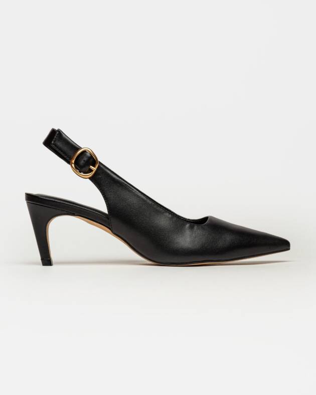 PRÜNE STILETTO MILAN EN CUERO LISO