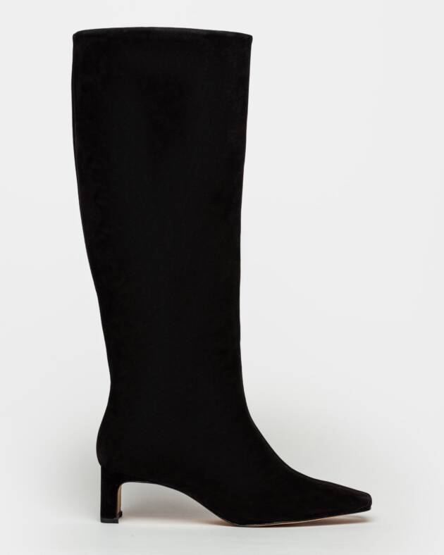 PRÜNE BOTA CAÑA ALTA PIXIE EN CUERO NOBUK