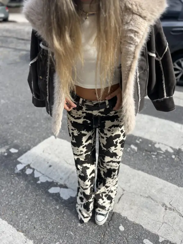 MARIA ANTONIETA PANT COW DENIM - Image 3