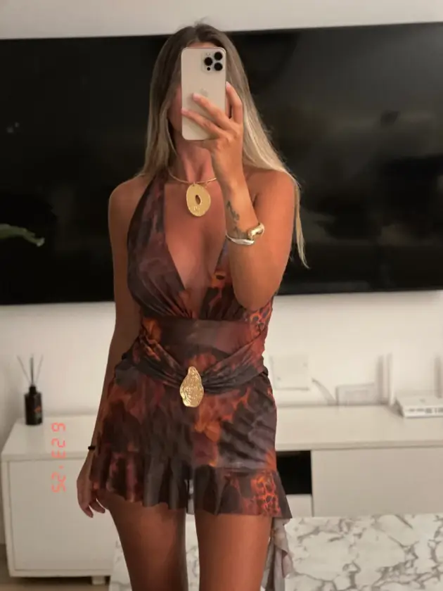 MARIA ANTONIETA VESTIDO ONIX MICROTUL CORTO IMPORTADO
