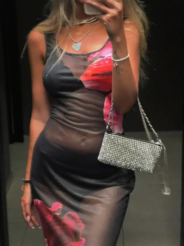 MARIA ANTONIETA VESTIDO SUN PINK MICROTUL LARGO IMPORTADO